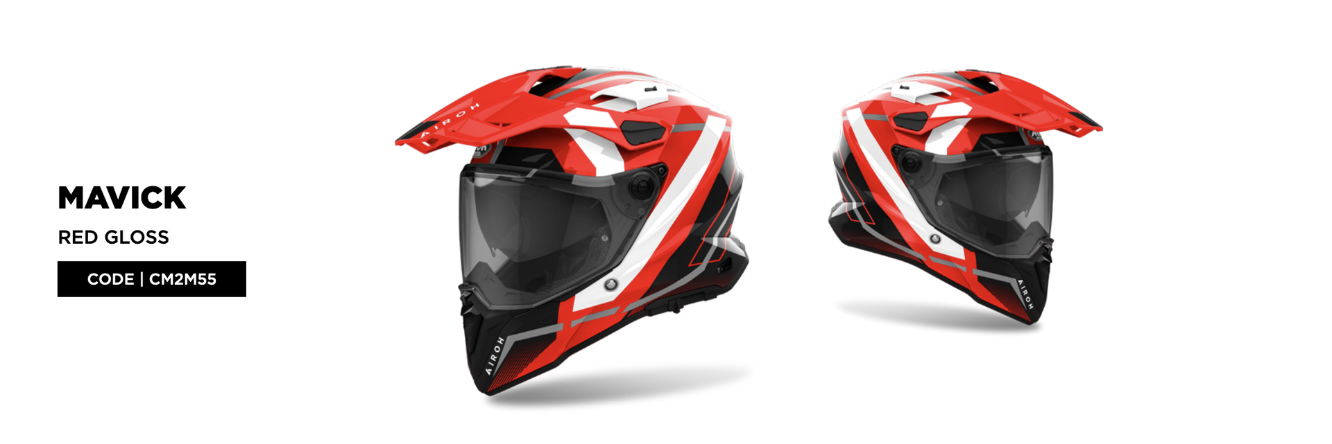 Helmet Commander 2 Mavick Red Gloss